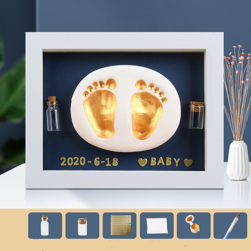 Gjørmehånd- og fotavtrykk Nyfødt fullmåne-minnegave