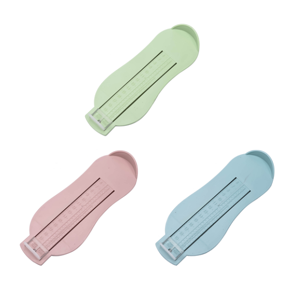 Lengde fotmålelinjal for baby