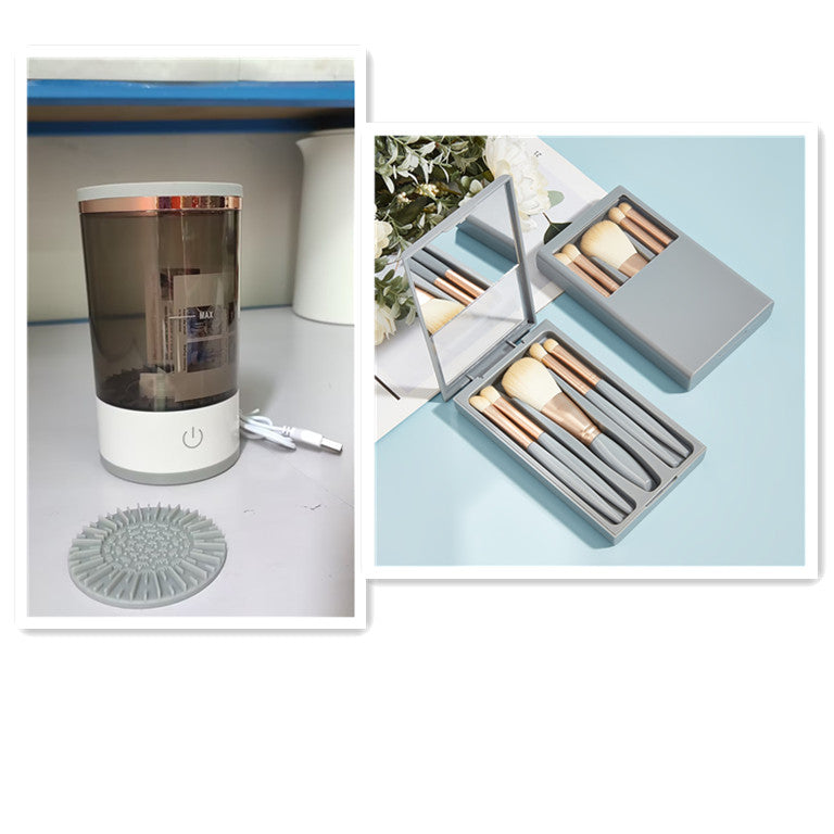 Elektrisk sminkebørsterensemaskin