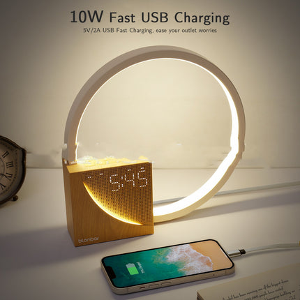Touch Table Lamp With Natural Sounds And Alarm Clock