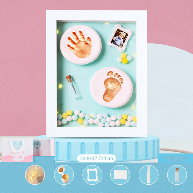 Mud Hand And Foot Print Newborn Full Moon Commemorative Gift