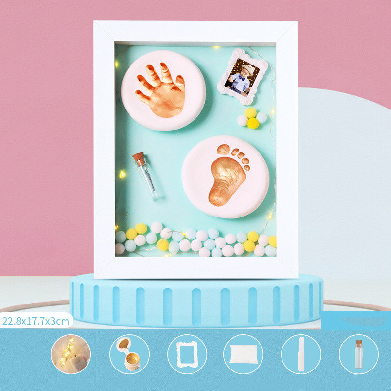 Gjørmehånd- og fotavtrykk Nyfødt fullmåne-minnegave