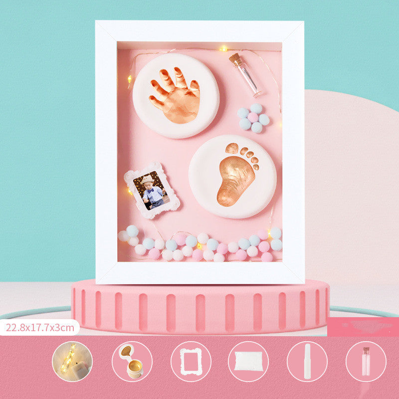 Gjørmehånd- og fotavtrykk Nyfødt fullmåne-minnegave